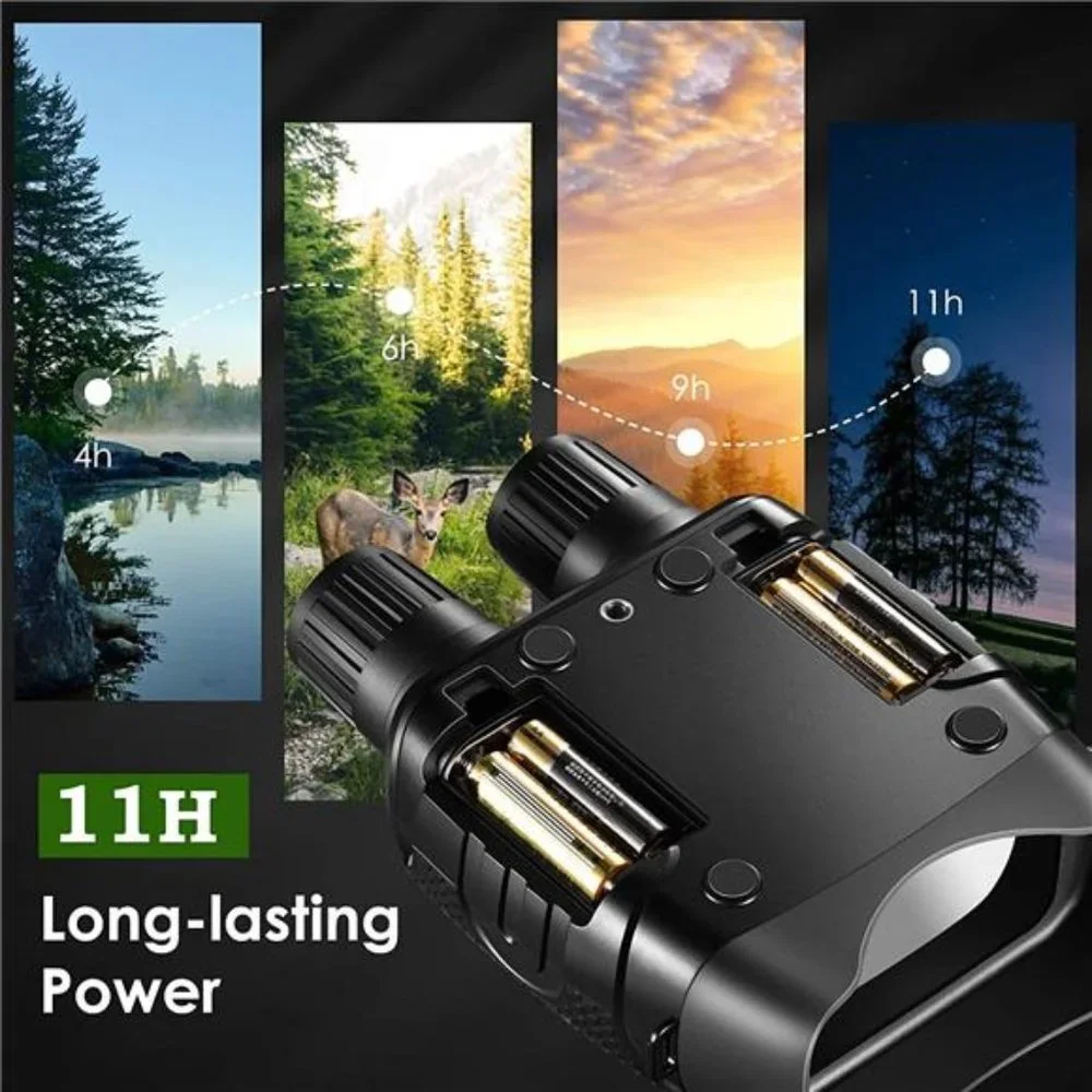 Night Vision and Day Binoculars - Digital Infrared Goggles with 2.5